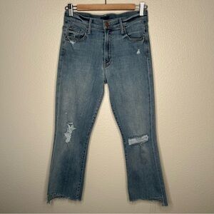 Mother Insider Crop Step Fray jeans Chatterbox